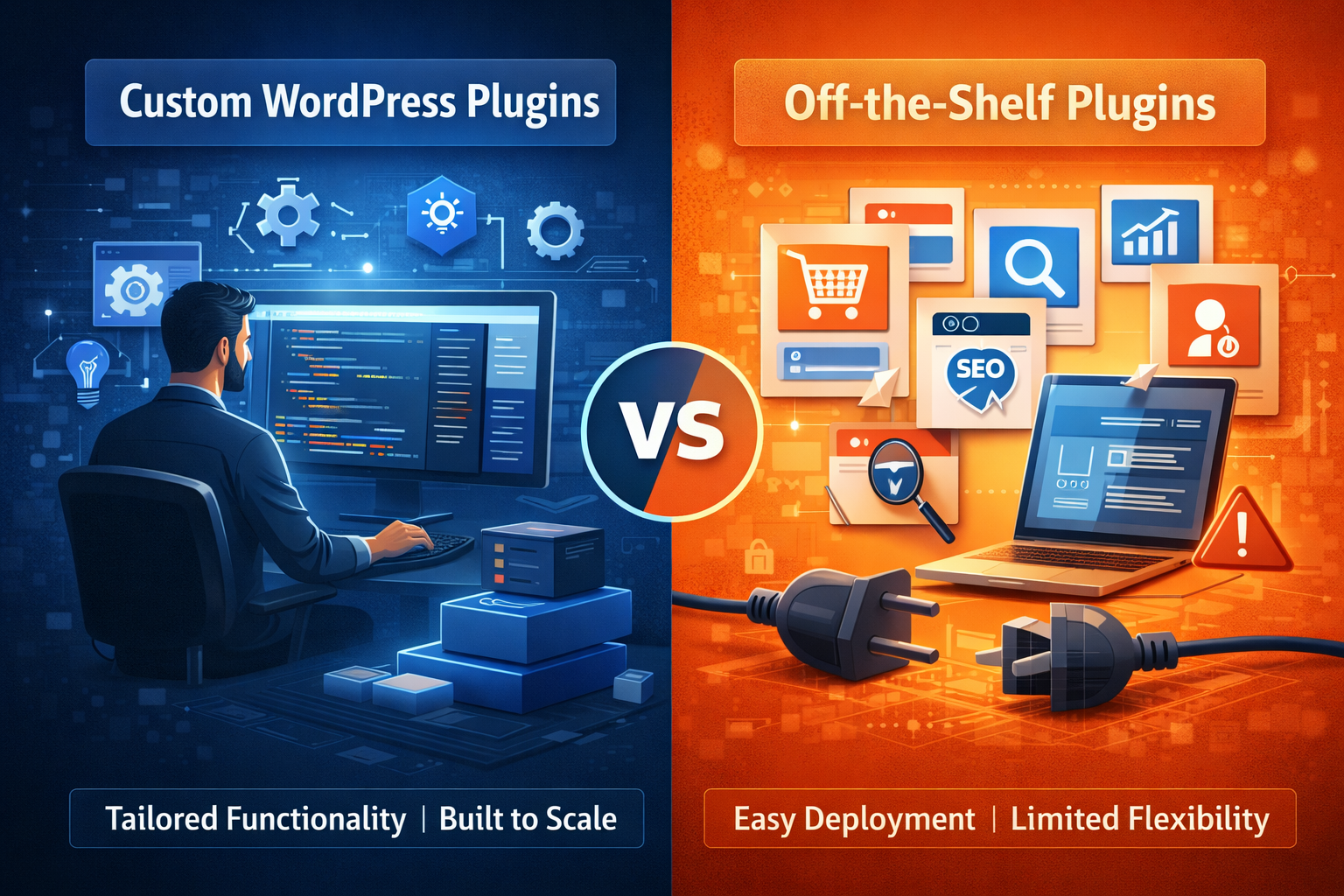 Custom WordPress Plugins vs Off-The-Shelf Solutions