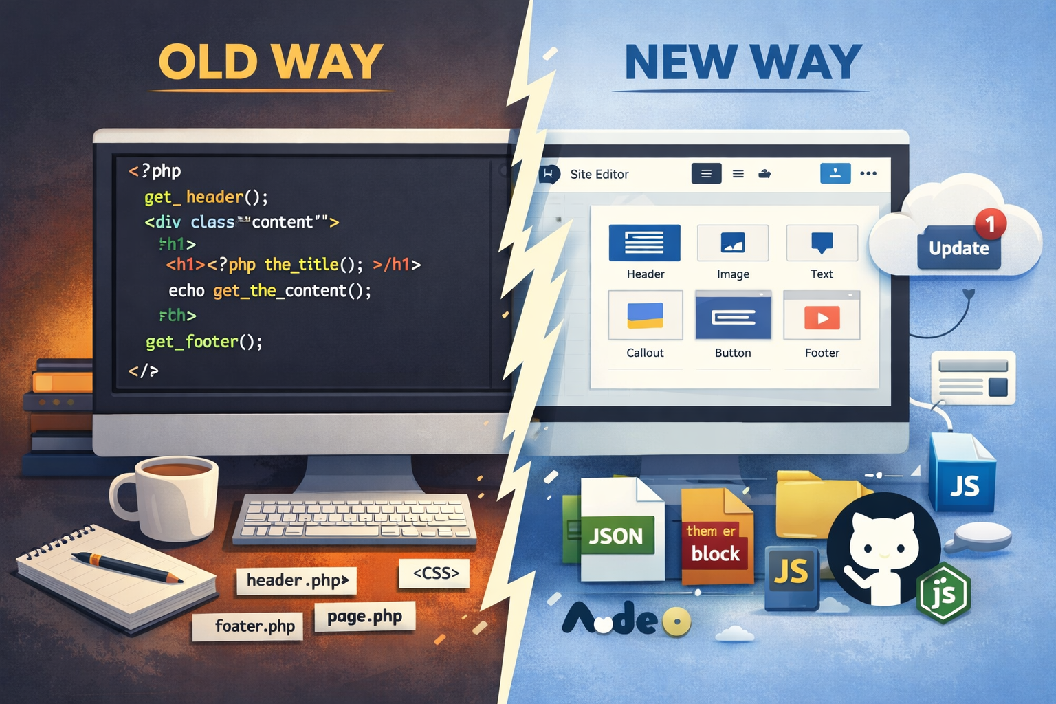 How to Code a Custom WordPress Theme: Classic vs Full Site Editing (FSE), Custom Blocks, Build Tooling, and GitHub-Based Updates